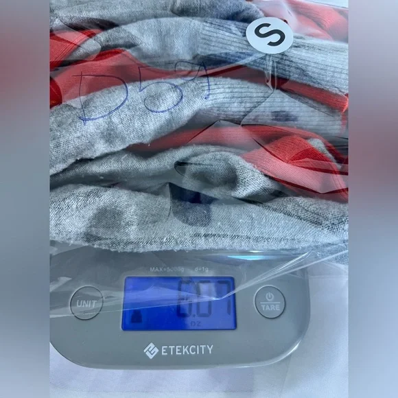 Maeve by Anthropologie Grey Red Side Stripe Mock Neck Fitted Sweater Size S - Picture 12 of 12